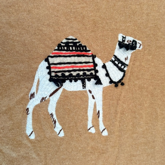 J. Crew Tan Crewneck Sweater with Cashmere - Picture 2 of 4